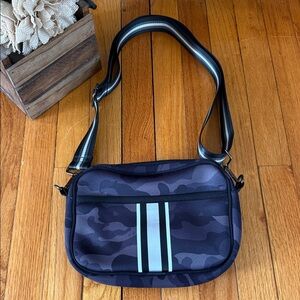 HAUTE SHORE Black Camouflage Crossbody Bag